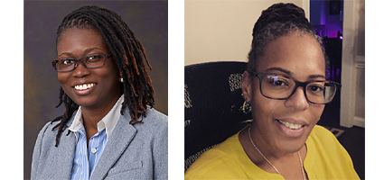 Headshots of Bianca S. and Melissa Holloway